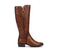 Pikolinos for woman. W1U-9653 Daroca W1U leather boots -heel height: 4cm (39), Brown, 3 to 5 cm, Zip, Casual