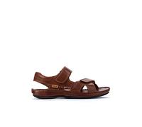 Pikolinos Leather Sandals Tarifa 06J Flat Brown 10