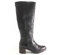 Pikolinos Llanes W7H-9541 Leather Women's Calf Length Boots - Black - Size:UK 7-7.5