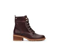 Pikolinos Medina Leather Heel Ankle Boots for Women, Caoba, 5-5.5 UK