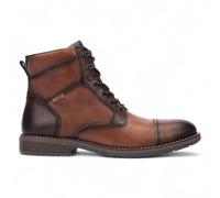Pikolinos Men’s Cuero Brown Leather Zip & Lace Up Ankle Boots - York - Chocolate - UK 12 | EU 46 | US 12