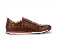 Pikolinos Men's Brown Leather Elastic Slip-on Sneaker Trainers Shoes - Liverpool - Chocolate - UK 6 | EU 40 | US 7-7.5