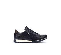 Pikolinos for man. M5N-6237C1 Leather trainers Cambil black (44), Flat, Laces, Casual
