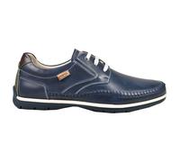 Pikolinos for man. M9A-4118 Leather lace-up shoes Marbella blue elastics (41), Flat, Laces, Casual