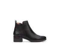 Malaga Leather Ankle Boots Black