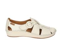 Pikolinos P. Vallarta 655-0845 Leather Women's Hook and Loop Sandals - Nata - Size:UK 5-5.5