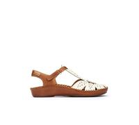 Pikolinos P. Vallarta Women's Half Open Leather Shoes, Nata, 6 UK