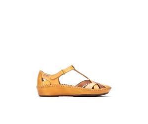 Pikolinos P. Vallarta Women's Half Open Leather Shoes, vainilla, 8-8.5 UK
