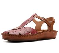Pikolinos P. Vallarta Women's Semi-Open Leather Shoes, Watermelon, 40 EU