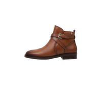 Pikolinos Puertollano Flat Ankle Boots in Leather for Women, Brandy, 8 UK