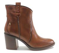 Pikolinos Rioja Leather Women's Zip Up Boots - Cuero - Size:UK 5-5.5