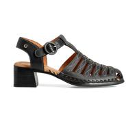 Pikolinos Romana W9G Leather Women's Heels Sandals - Black - Size:UK 5-5.5