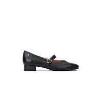 Pikolinos Ubeda Women's Leather Heel Shoes, Black, 7 UK