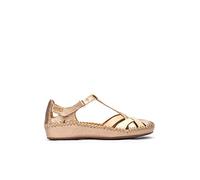 Puerto Vallarta Calfskin Leather Women's Ankle Strap Sandals