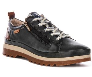 Pikolinos Vigo Extra Comfy Leather Womens Trainers Brandy UK 3 - 8