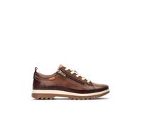Pikolinos Vigo Women's Leather Trainers | Removable Memory Foam Insole | Shoe Sizes EU 35-42, Topo, 42 EU
