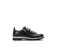 Pikolinos for woman. W3W-6979ST Vigo black leather trainers (38), 1 to 3 cm, Laces, Zip, Casual