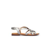 Pikolinos Women's Algar Leather Flat Sandals, Lead, 39 EU