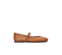 Pikolinos Women's Carmona Leather Ballet Flats, Brandy, 38 EU