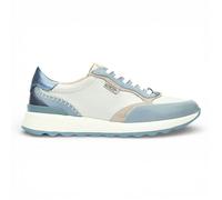Pikolinos Women's Denim Blue Leather Lace Up Sneaker Trainers Shoes - Arrecife - Blue - UK 3 | EU 36 | US 5.5-6