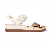 Pikolinos Womens White Leather Lightweight Summer Wedge Sandals - Cadaques - Size EU 40