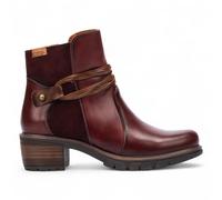 Pikolinos Womens Women’s Arcilla Red Leather Zipped Heel Ankle Boots - San Sebastián - Size EU 40