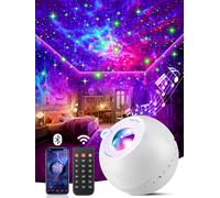 PIKOY Christmas Gifts for Women Girls Gifts for Teenage Boys Gifts for Her Christmas Decorations Christmas Lights Galaxy Projector Star Projector 15 Colors+White Noise+Bluetooth Night Light Xmas Gifts