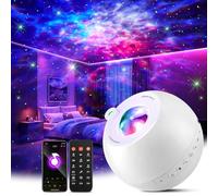 PIKOY Galaxy Projector,15 Colors,Gifts Girl&Women&Boy,Birthday,White Noise | 7 Brightness,4 Speed,Green Star,Bluetooth,Remote,Timer,Teen,Bedroom Accessories,Decor,Relax,Party,Led Lights,Ocean,Lava Lamp