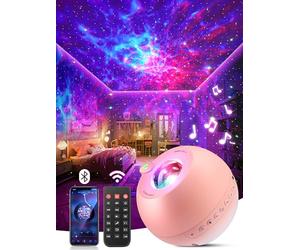 PIKOY Galaxy Projector Lava Lamp, 15 Colors 15 White Noises+Bluetooth 4 5 6 7 8 9 10 11 Year Old Girls Gift for Girls Boys Gifts Baby Gifts Birthday Gifts for Women Gifts Room Decor