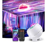 PIKOY Galaxy Projector Star Projector, 164 Modes Moon Galaxy Light, 15 White Noise+Bluetooth Northern Lights Mood Lighting, Remote Aurora Projector, Star Projector Night Light Kids Gifts