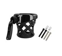 PIKPOP Universal Motorcycle Cup Holder for Harley Davidson Touring Road King, Dyna, Road Glide Limited, Fat Boy, Street Glide, Sportster XL883 1200, Electra Glide, Honda Goldwing GL1800 (4.1-inch)