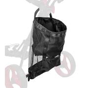 Pikpops Golf Push Cart Accessories Mesh Storage Bag, 31" H x 12.4" W, Black, Unisex, Golfers, Golf Push Cart Users, Golf Push Cart Backside Storage Bag