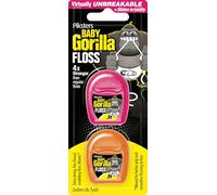 Piksters Baby Gorilla Extra Strong Fine Thread Scrubbing Dental Floss, 8 m