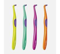 Piksters curvie Focus Precision Brush Round Ended Toothbrush x1 Colour Sent at Random
