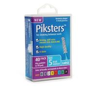 Piksters ErskineDENTAl AUSTRALIA Interdental Brushes Size 5 Blue Handle 40 Ea