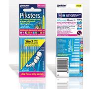 PIKSTERS - for cleaning between teeth-Size 3 (Yellow)- 10Pk by erskineDENTAL