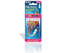 Piksters for Cleaning Between Teeth Size 9, Brown, 7 Brushes Pack