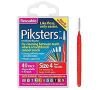 Piksters Interdental Brush Size 4 (40 Pack) by Pikster