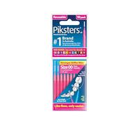 Piksters Interdental Brushes, 10 pk, Size 00, Interdental Brush for Extremely Fine Gaps, Gum Soft Bristles for Plaque Removal, Safe for Braces