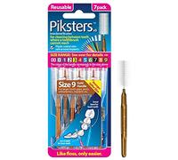 PIKSTERS INTERDENTAL Brushes Gold/Brown Size 9-7 Brushes in Pack X1 Pack