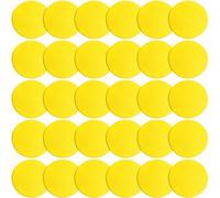 PIKZH Poly Point Markers 9 Inch 30 Pack Non Slip Rubber Agility Training Markers Ground Points Flat Field Cone for Soccer Football Basketball School Exercises Gym Dance Exercise TPE
