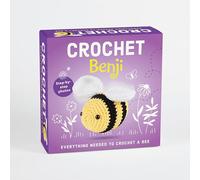 Pil Crochet Kit for Beginners - Benji the Bee Amigurumi - Complete DIY Kit with Step-By-Step Instructions, Yarn, Hook, Safety Eyes & Stuffing - Make a Stuffed Bee