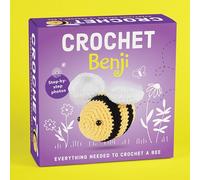 Pil Crochet Kit for Beginners - Benji the Bee Amigurumi - Complete DIY Kit with Step-By-Step Instructions, Yarn, Hook, Safety Eyes & Stuffing - Make a Stuffed Bee