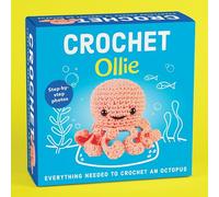 Pil Crochet Kit for Beginners - Ollie the Octopus Amigurumi - Complete DIY Kit with Step-By-Step Instructions, Yarn, Hook, Safety Eyes & Stuffing - Make a Stuffed Octopus