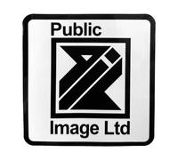 PIL (Public Image Ltd) Diamond Logo Sticker in White PIL (Public Image Ltd) White
