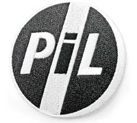 PIL Public Image Ltd Patch Circle Band Logo Official Embroidered woven iron Taglia unica
