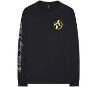 PIL (Public Image Ltd) Unisex Long Sleeve Tee 'Image Is Rotten' Arm Print Black XL