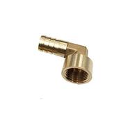 Pilang Zxxin-pipe fittings Brass Hose Pipe Fitting, 8mm 10mm 12mm 14mm 16mm Barb Tail 1/4" 3/8" 1/2" BSP Female Thread Copper Joint Coupler, (Size : 14mm Barb, Thread Specification : 3/8")