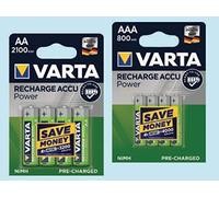 Varta 56706101404 NiMH AA 1.2V 2100mAh Ready 2 Use Rechargeable Pa...