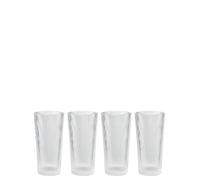 Pilastro Long Drink Glass 0.3 L. 4 Pcs Clear